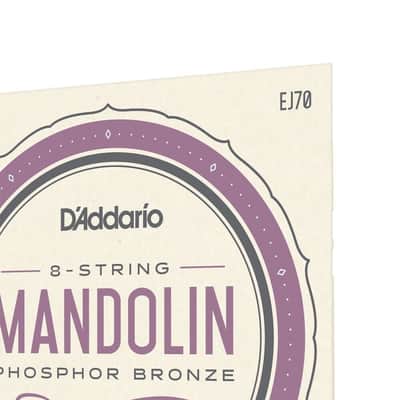 D'Addario 11-38 Medium/Light, Ball End, 8 String Mandolin Strings - EJ70 image 5
