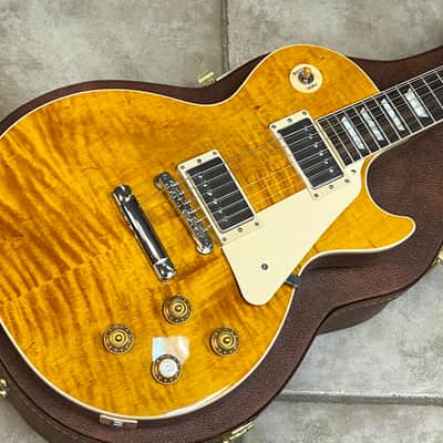 2026 Gibson USA Les Paul Standard '50s Figured Top Electric Guitar Honey Amber image 1