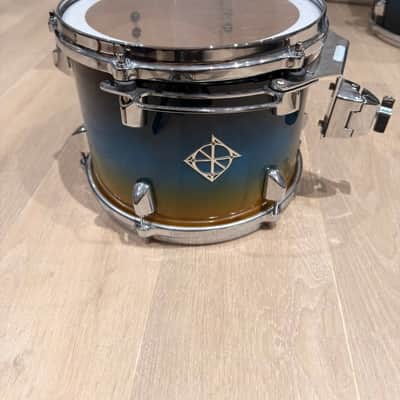 Dixon Artisan Maple Drum Kit Shell Set Blue Lagoon Gloss – North American Maple – 20/10/12/16 image 12