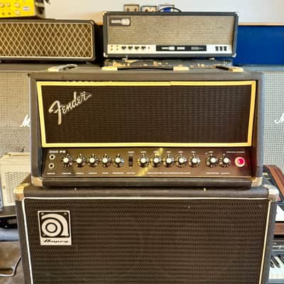 Fender 300ps bass guitar amplifier c 1969 Blackface all tube 300 watt ampeg svt killer original vintage usa 300-PS image 2