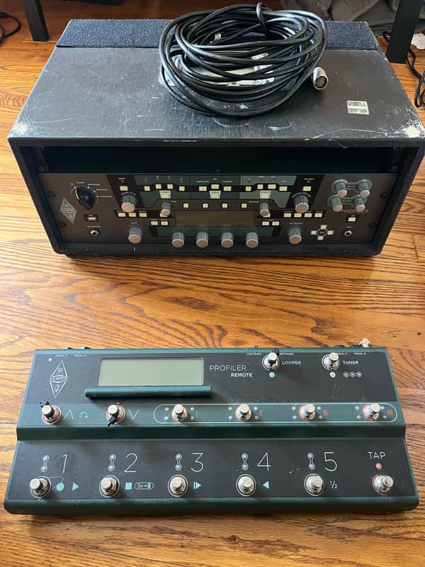 Kemper Amps Profiler PowerRack 600-Watt Digital Modeling Guitar Amp Head with Remote 2013 - 2025 - Black