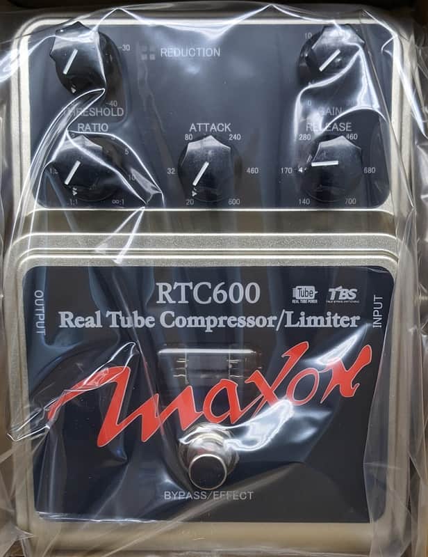 Maxon RTC600 Compressor Limiter コンプレッサー MAXON RTC600: 真空管を搭載したピュアなコンプレッサー - Supernice