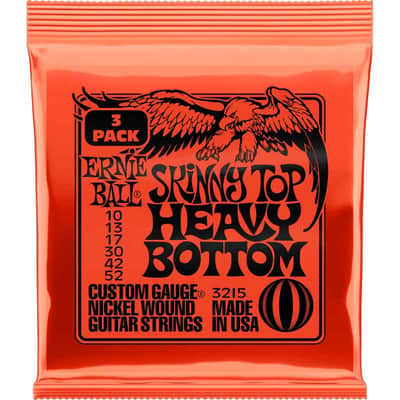 Ernie Ball 3215 Skinny top heavy bottom 10-52 - pack de 3 image 1