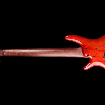 Ibanez SRMS806-BTT Bass Workshop Multi-Scale Soundgear 2022 - Brown Topaz Burst image 3
