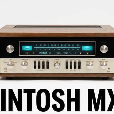 🎛️ McIntosh MX113 Solid State Tuner-Preamplifier – Clean • Tested • Walnut Cabinet • Plug & Play 🎶 image 1