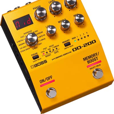 Boss OD-200 Hybrid Drive w/ Instrument Cable image 4