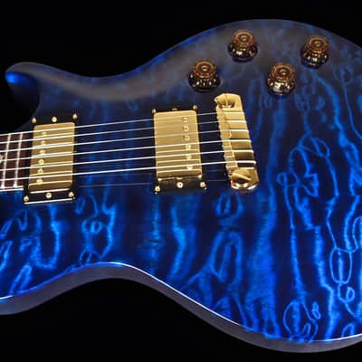 Paul Reed Smith PRS Singlecut 20th Anniversary Artist Package Brazilian 1-PIECE TOP 2007 Royal Blue image 2