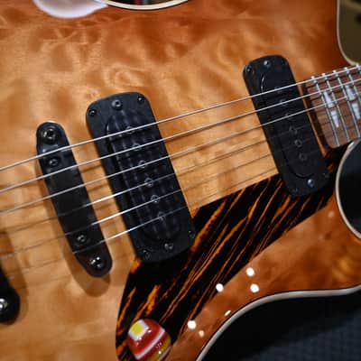 Powers Electric A-Type Select Quilt Maple FF42 Hard Tail - Pale Ale #B293 image 6