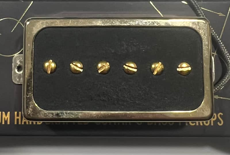 Mojotone Humbucker-sized P90 Set - Black (n) & Gold (b) image 1
