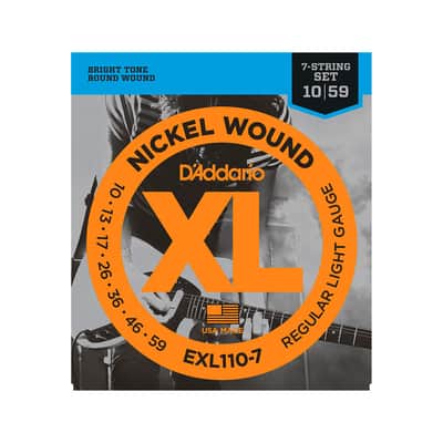 EXL110-7 Nickel Wound Regular Light 10-59 D'Addario image 1