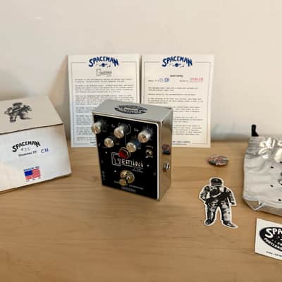 Spaceman Gemini IV Dual Fuzz Generator Ultra Limited Edition Chrome Germanium Silicon Handwired - Ultra Limited Edition Chrome image 2