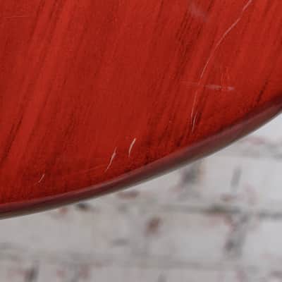 Squier - 2011 Vintage Modified Jaguar Bass Special Electric Bass Crimson Red Transparent - USED image 14