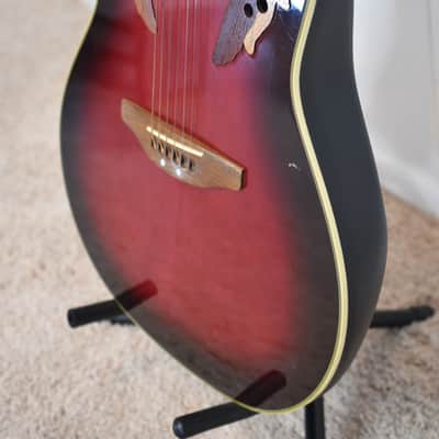 Ovation Celebrity CS257 - 2000s - Cherry Burst - w/ OHSC image 4