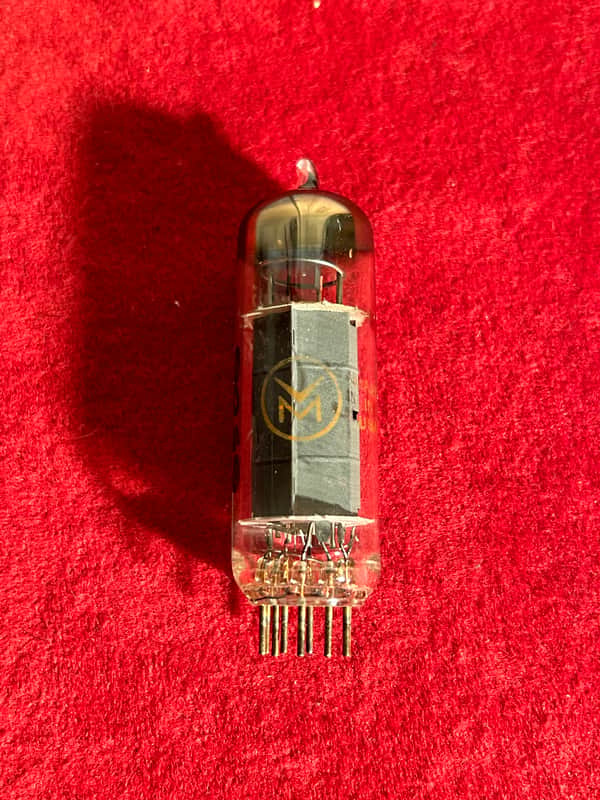 Voice of Music Single Vintage EL84 / 6BQ5 Amplifier Vacuum Tube 1960s - Clear Glass image 1