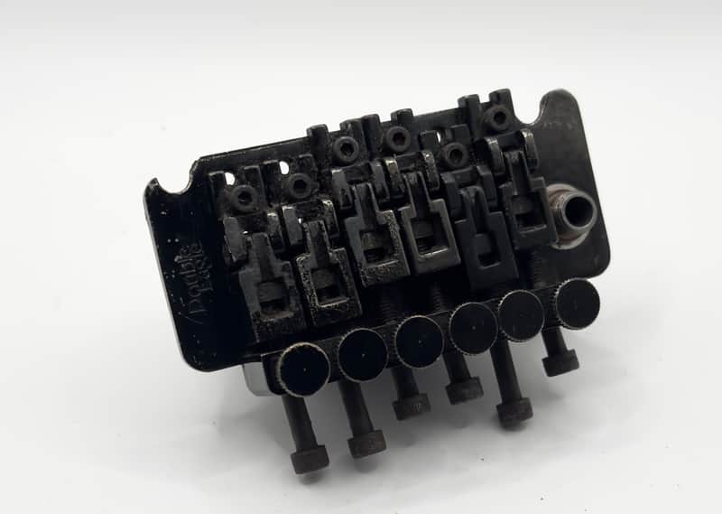 Double Eagle FRT Style Double Locking Tremolo Bridge 1980s - Black image 1