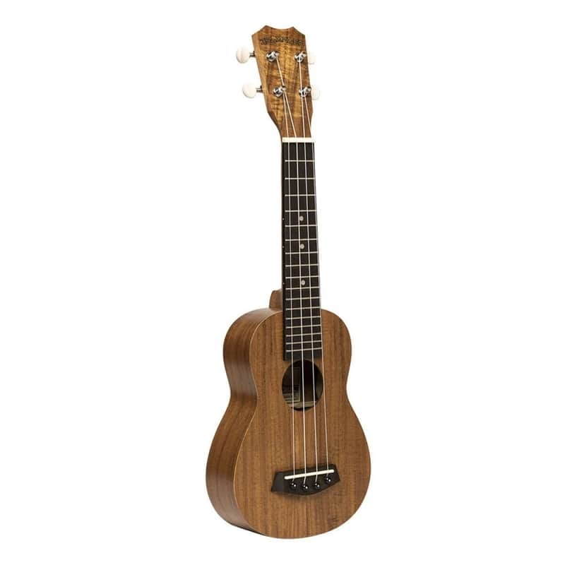 Islander AS-4 FLAMED Flamed Acacia Top Okume Neck Traditional 4-String Acoustic Soprano Ukulele image 1