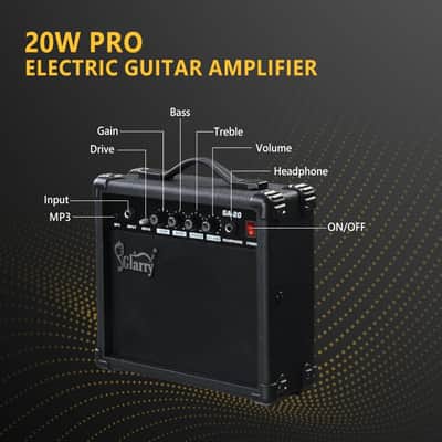 Glarry 170 type Electric Guitar HSH Pickups, 20W Amp White-Black BurstGlarry 170 type Electric Guitar HSH Pickups, 20W Amp White-Black Burst image 5