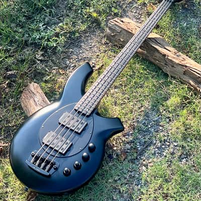 Ernie Ball Music Man Bongo Bass Guitar 4 HH 2009 - Stealth Black image 10