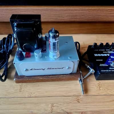 Emery Sound Custom Handwired One-of-a-Kind 4W Tube Amplifier – “Mini 4” The King of Mini Amps + Carl Martin Boost Kick Included + Swart Night Light Jr. image 2