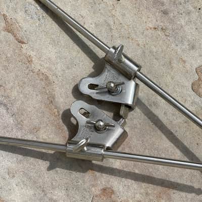 30/40's Slingerland Radio King Shur-Grip Hoop Mounted Bass Drum Spurs - Clamp On image 4