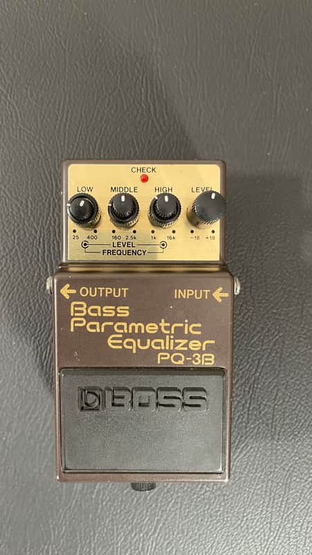 Boss PQ-3B Bass Parametric Equalizer 1991 s/n ZC42939 MINT MINT MINT image 1