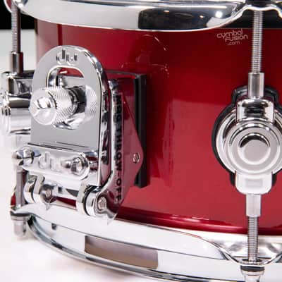 DWe 5x10 Black Cherry Metallic Snare Drum Bundle (Drum, Hub and Software) image 9