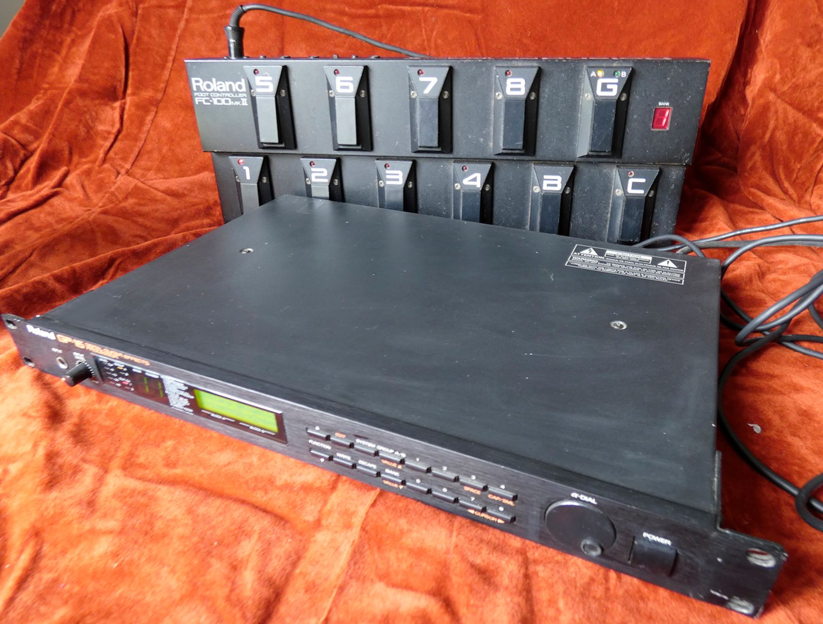 Roland GP-100 & FC-200 セット Roland GP-100 Guitar Preamp / Processor Made in Japan Effect