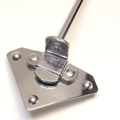 Slingerland Cocktail Drum Slotted Plate with 6" Spade Arm and Cowbell 1960s / INSPECTED & TESTED image 4