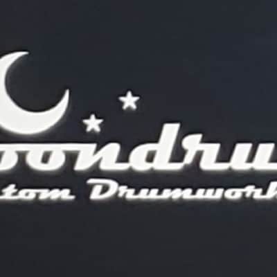 Rare * MOONDRUM 26" BLACK BASS DRUM HEAD with Sound Ring (inside) & Mic Port (hole) Like NEW! image 3