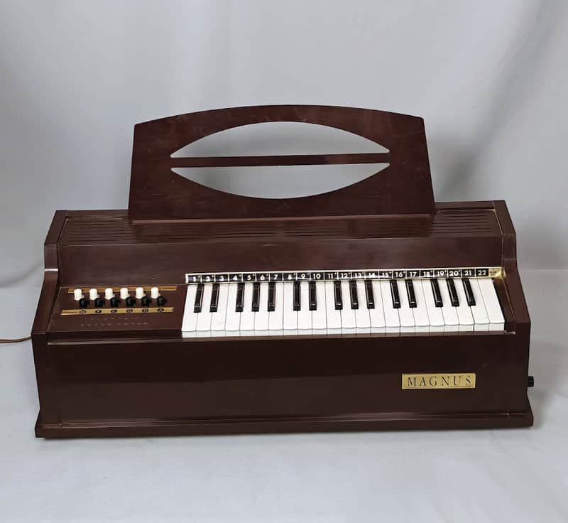Magnus 391 Electric Chord Organ - 1970's - Brown | Reverb