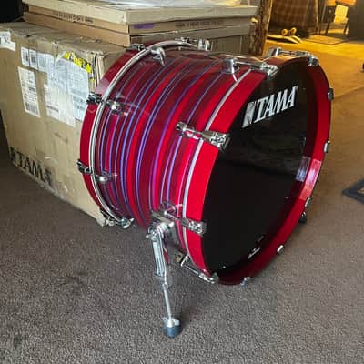 Tama Starclassic Walnut/Birch Bass Drum 22” x 14” in Lacquer Phantasm Oyster 2025 - Lacquer Phantasm Oyster image 2