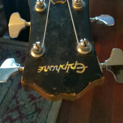 Epiphone  Et-285 Coronet Bass 1970 3 Tone Sunburst Gibson Vintage Japan Antique Newport Wilshire Crestwood Japanese image 11