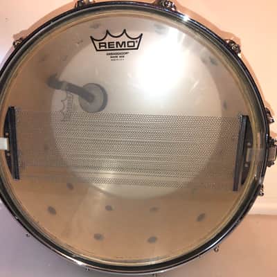Lidwig Coliseum Chrome over wood 1979 snare drum image 7