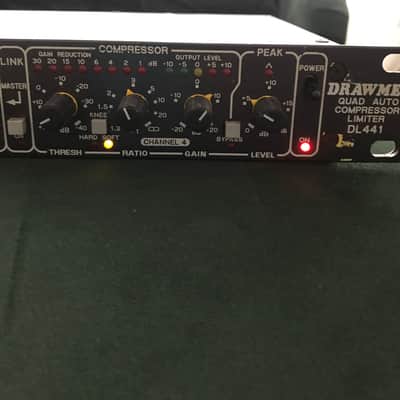 Drawmer DL441 Quad Auto Compressor Limiter 2010s - Black image 3