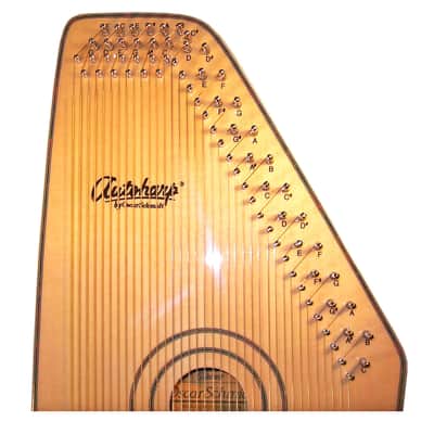 Oscar Schmidt OS120CNE Adirondack Solid Spruce 21 Chord Acoustic-Electric AutoHarp w/Passive Pickup image 8