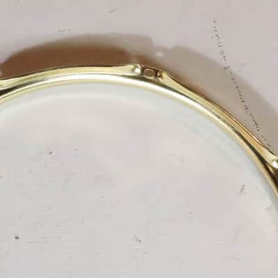 World Max 14" Brass Plated Steel Snare Side hoop 8 lug #2 image 10