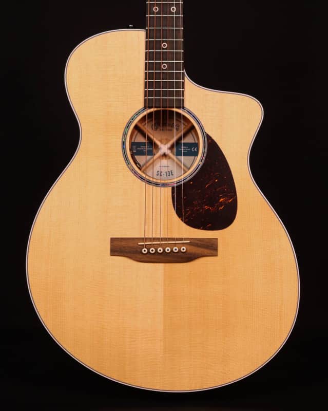 Martin SC-13E Modern Acoustic Electric Guitar, Koa B/S, Bag Included image 1