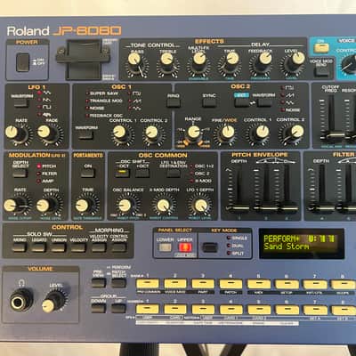 Roland JP-8080 Synthesizer Module 1998 - 2002 Blue image 5