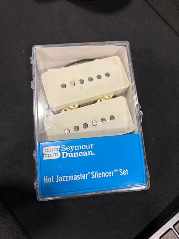Seymour Duncan Hot Jazzmaster Silencer Pickup Set – Hum-Free, High-Output “Hot” Voice, Parchment