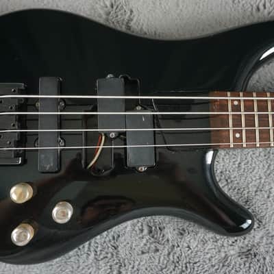 Fernandes Headless Bass MIJ Black w/ EMG PJ Pickups Vintage image 6