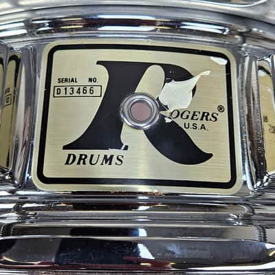 Rogers Super Ten 5x14  Chrome Over Steel 1980s - Chrome image 7