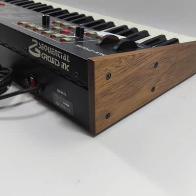 Sequential Six-Trak 49-Key 6-Voice Polyphonic Synthesizer 1984 - 1985 (Serviced / Warranty / Stardust Cover) image 10