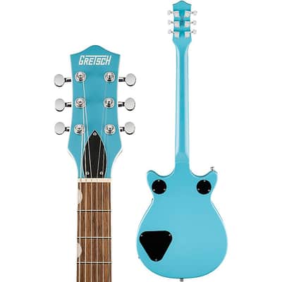 Gretsch Guitars G5232T Electromatic Double Jet FT with Bigsby Electric Guitar Regular Kailani Blue image 4
