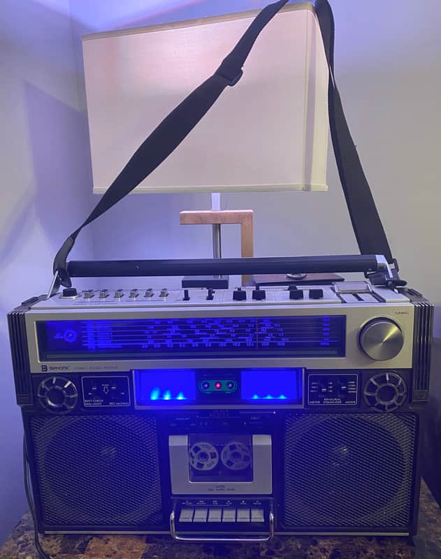 JVC RC-838 JW BIPHONIC BOOMBOX 1980 Black/Silver | Reverb