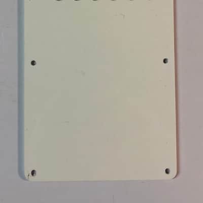 Stratocaster Style Back Plate Cover - 2000’s - Aged White image 4