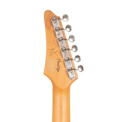 2021 Ibanez FLATV1-BK Josh Smith Signature Electric Guitar w/ Case, Black, F212XXXX image 9