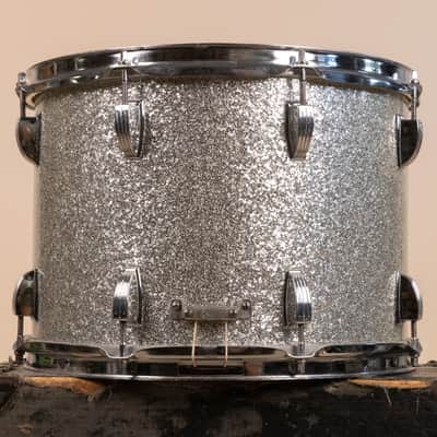 1960s Ludwig 10x14 Silver Sparkle Super Classic Parade Drum image 5