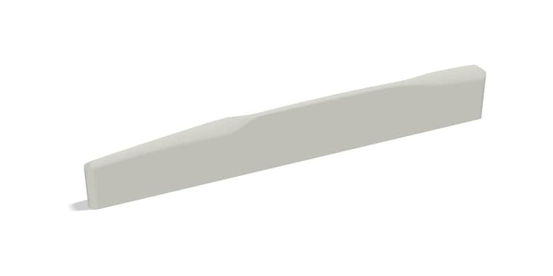 2.7 mm Thick Bone Saddle – Fits Some Post-1996 Martin® Guitars – 11 mm Height - Wave Compensated image 1