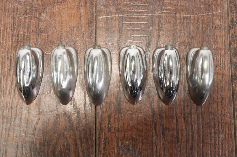 Unbranded Chrome Tom Drum Lugs 6pk #7 image 1