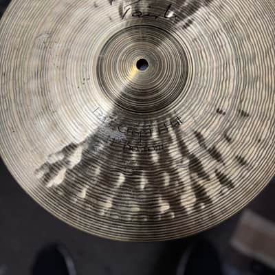 1992 Paiste 14" Signature Dark Crisp Hi-Hat Cymbals image 1